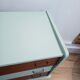 Commode  vintage bois et bleu