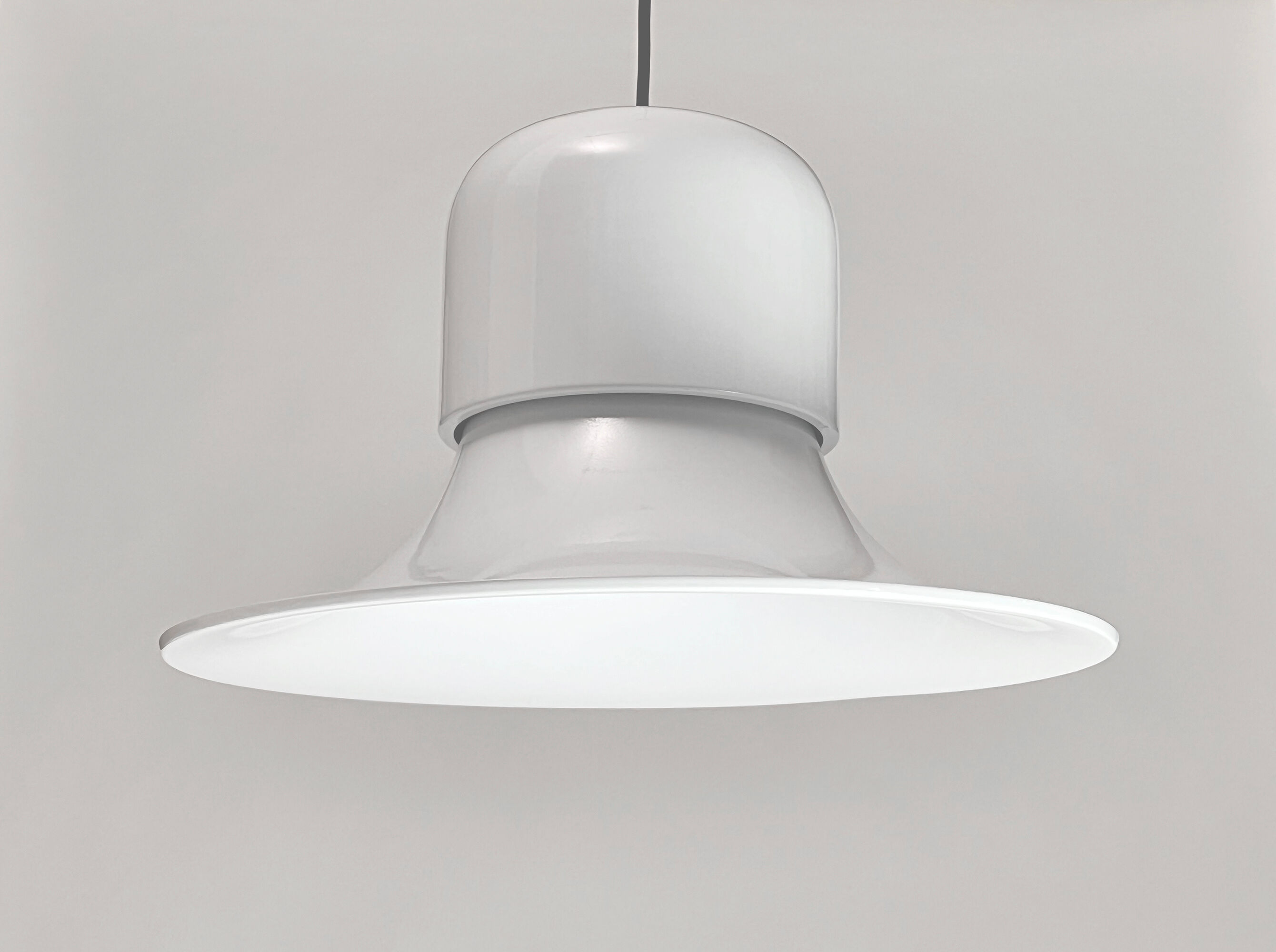 Pendant lamp model "the hat" design Joe Colombo, edited by Stilnovo 1969