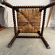 Armchair angle pearl wood rosary turned wood inspired by Louis XIII