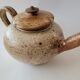 Large artisanal sandstone teapot