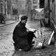 Photographie, "le peintre de montmartre", paris, 1932