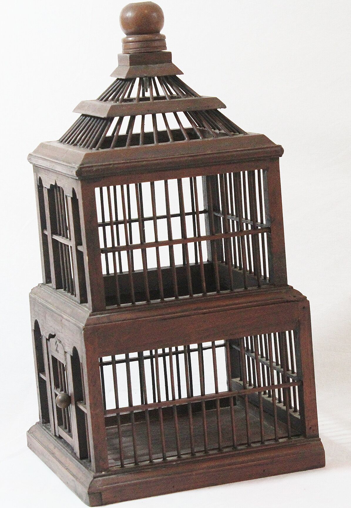 Cage à oiseaux en bois Selency