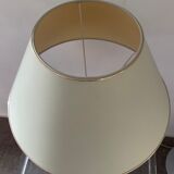 Vintage lamp in travertine and bronze 70s