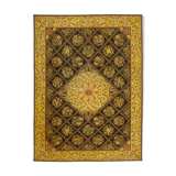 Tapis persan surteint 291  x 404 cm tapis en laine jaune tissé à la main
