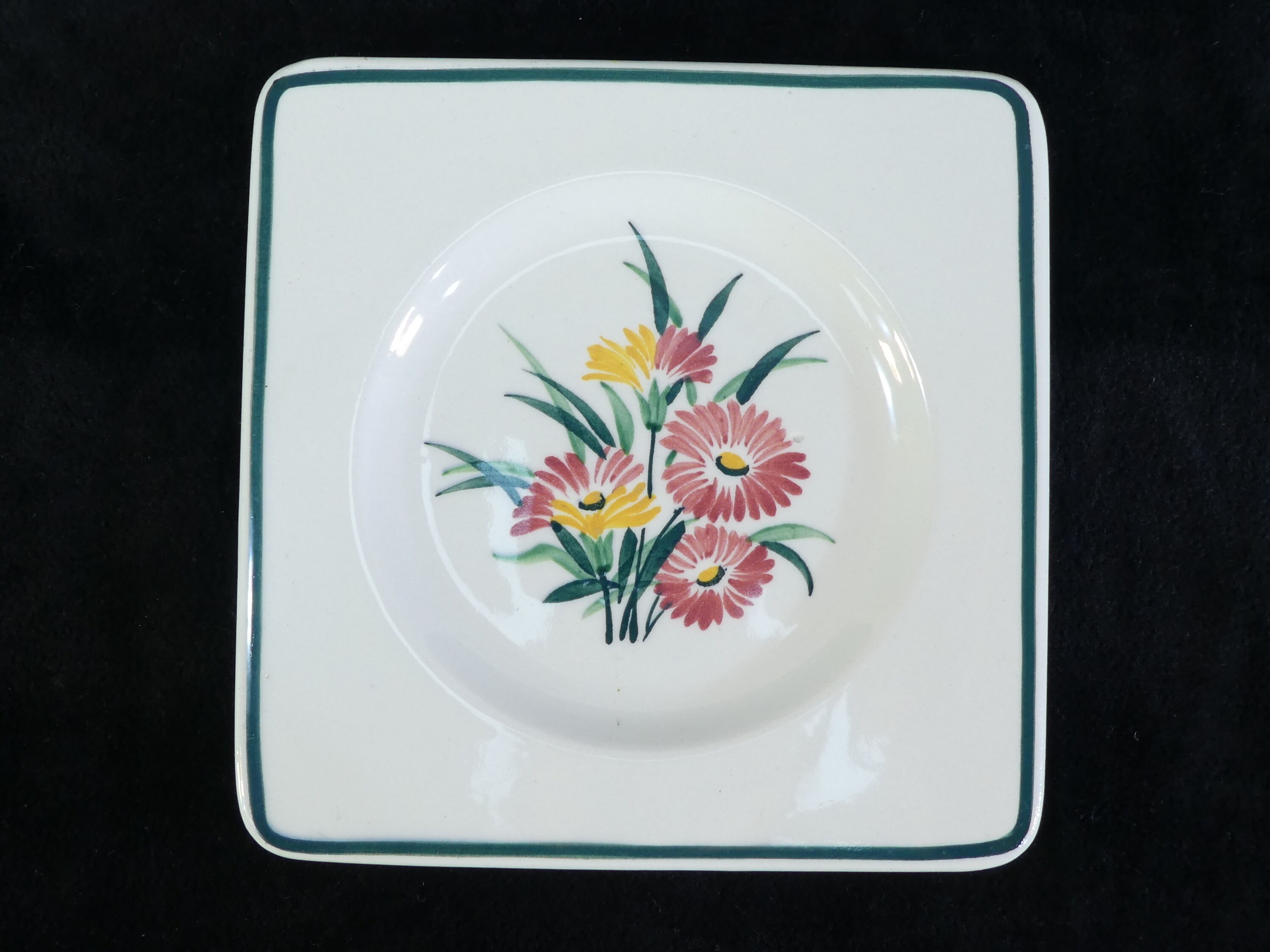 Cake service in faiences by Gien model butterfly