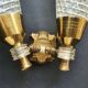 Pair of double light wall sconces from the 1960s.