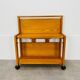 Scandinavian pine side table from the 1970s, foldable.