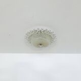 Large Floral Flush Lamp