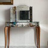 50s Venetian mirrored dressing table