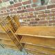 Pair of vintage bamboo shelves, 1970s