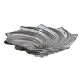 Vintage glass spiral trinket tray