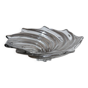 Vintage glass spiral trinket tray