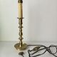Lampe en laiton en forme de bougeoir
