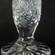 Vase soliflore cristal de bohème taillé main