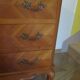 Commode 3 tiroirs style Louis XV en bois massif