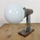 Vintage Art Deco Wall Light with Opal Glass, 1930s