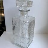 70s glass whisky decanter