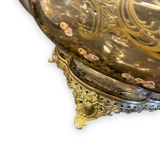 Art Nouveau Planter In Enamelled Glass