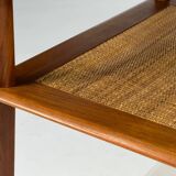 Minerva teak coffee table corner table Hvidt Mølgaard-Nielsen Danish