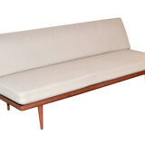 Méridienne en teck danois par Peter Hvidt & Orla Mølgaard-Nielsen pour France & Søn années 1960