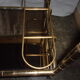 dessert doree brass style bamboo trays mirror 1960