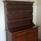 two-body oak solid wood sideboard