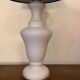 Ancient brass lamp and opaline