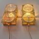 Pair of Midcentury Very Rare Wall Lamps M. P. R., Sweden, 1960s