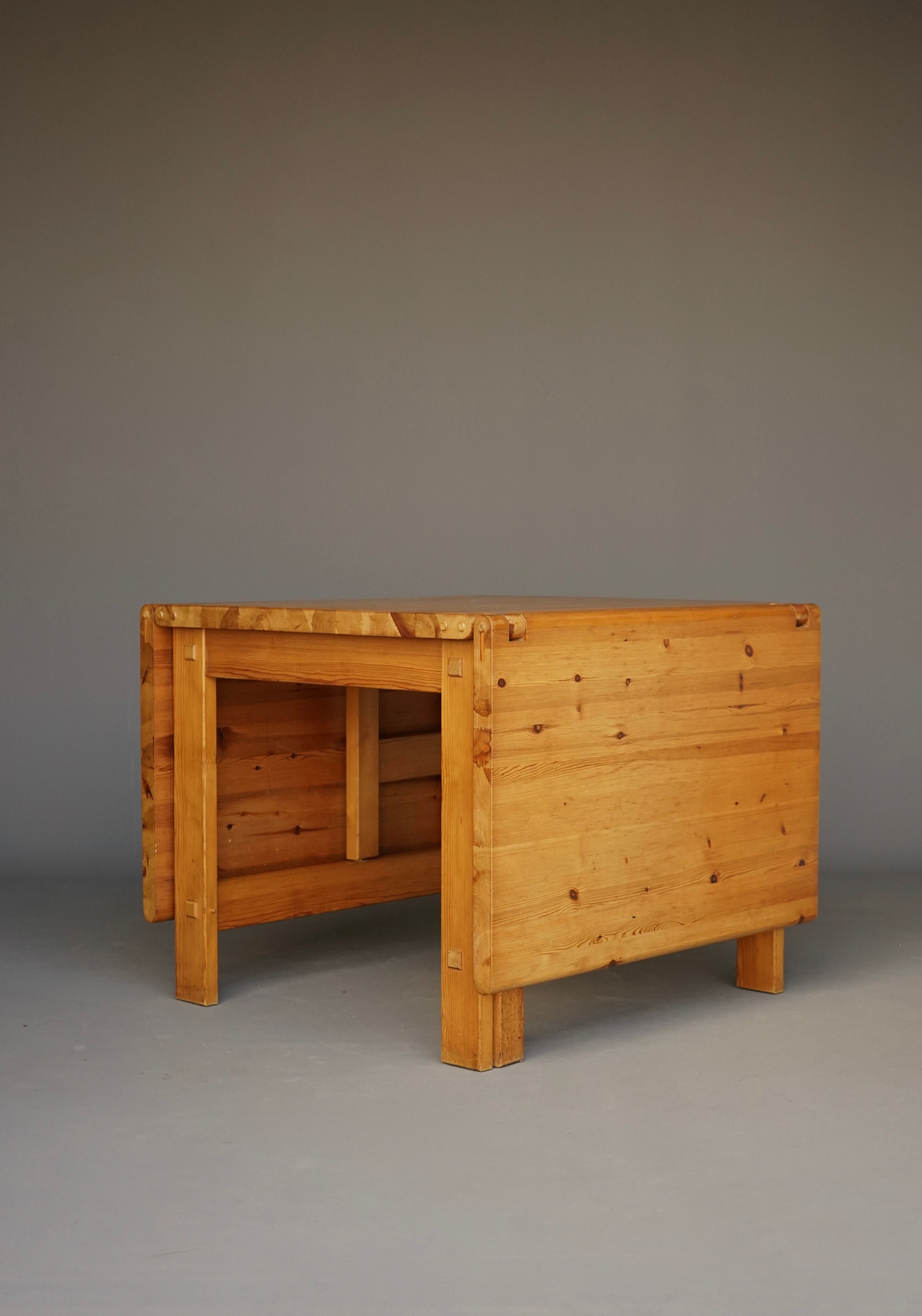 Pine Dining Set by Edwin Helseth for Strange Bruk, 1960s