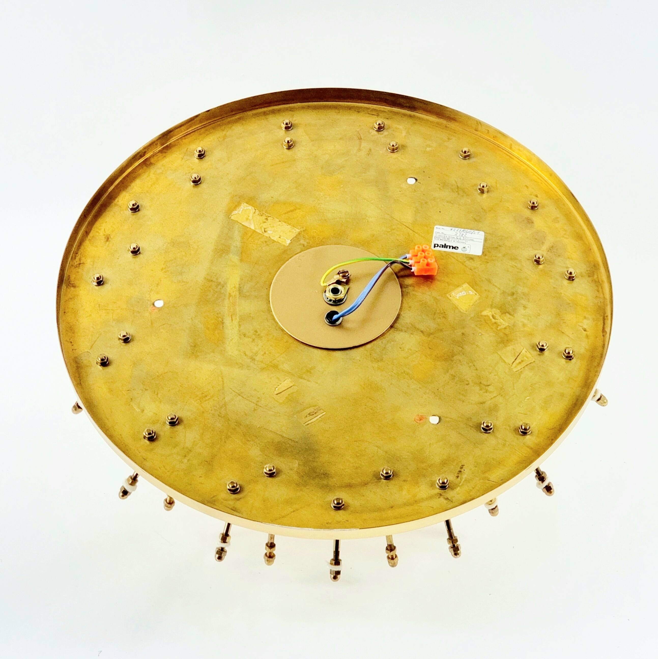 XL Mid-Century Floral Murano Glass Ceiling Light from Ernst Palme, 1970s