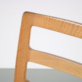 1970s Oak wooden dining set by Moller, Denmark