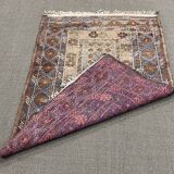 Handmade Afghan Wool Rug - 1m35 x 89cm