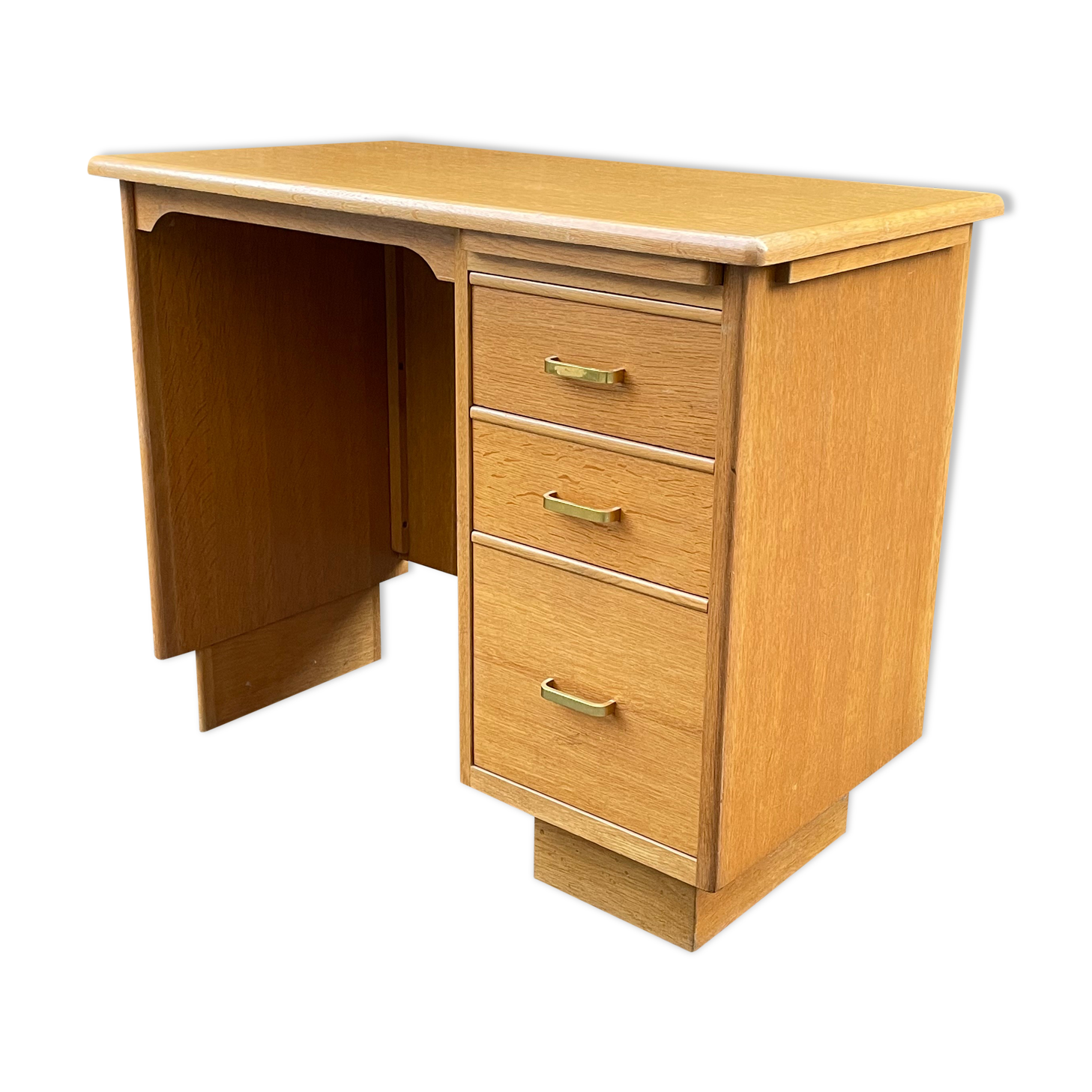 Vintage gilded wooden desk