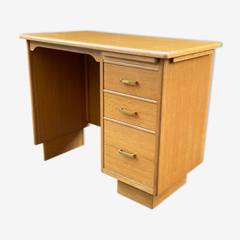 Bureau vintage en bois doré