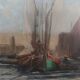 Tableau marine vers 1940 par Claude Marcy