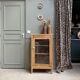 Vintage glass-fronted jam cupboard (renovated)