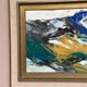 Original Swedish Oil on Cardboard – "Mountains" by Svendolf Carlsson – Signed – Vintage and Framed – 70 × 45 cm (27.6" × 17.7")