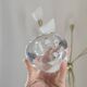 Pair of Dartington crystal candlesticks