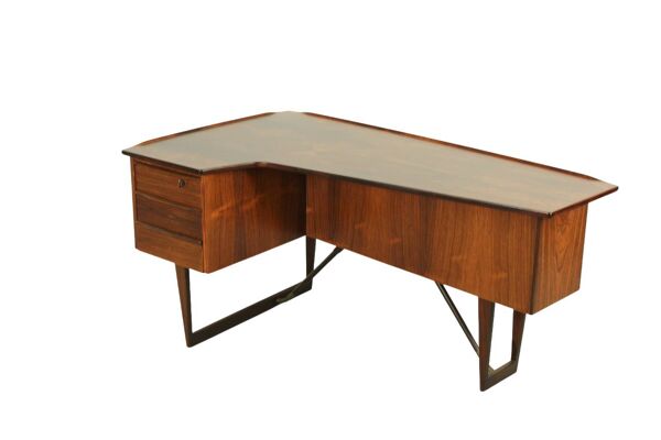 Bureau 'Boomerang' de Peter Løvig Nielsen pour Hedensted Møbelfabrik, années 1960