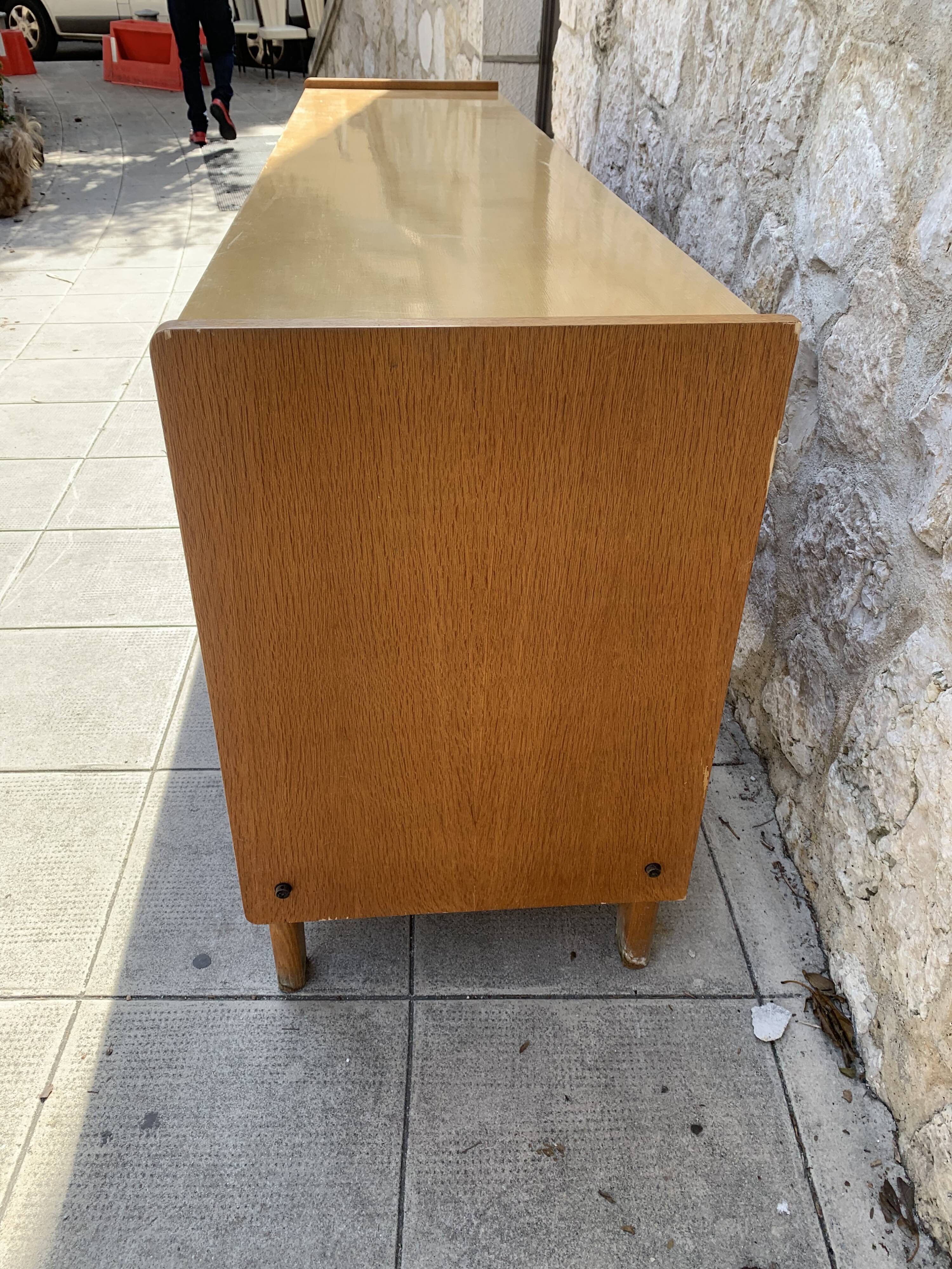 Vintage ash sideboard from the 1950s