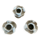 Bougeoirs en céramique blanche vintage