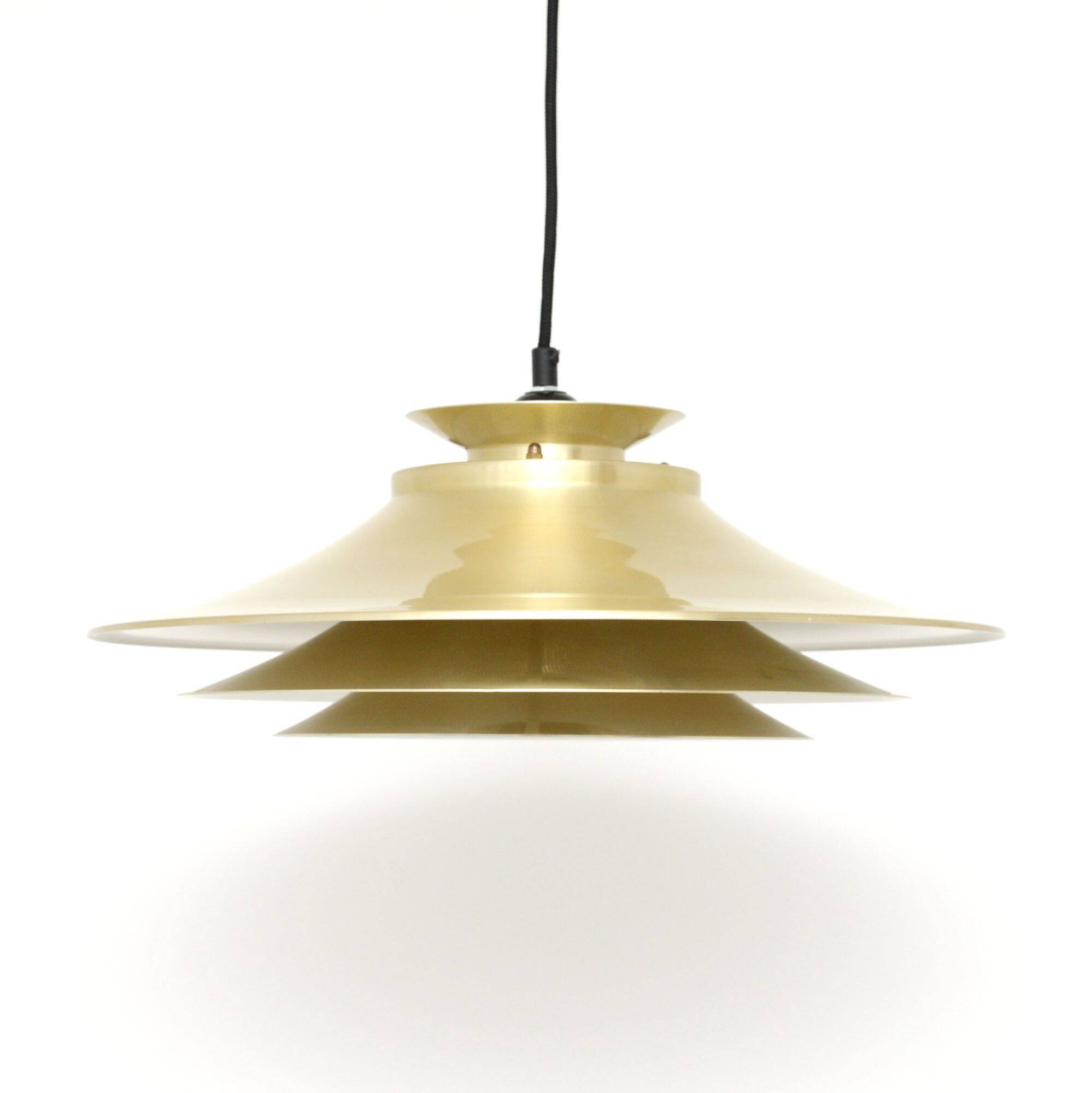 Golden Vitrika lamp, Denmark 1970s