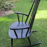 Black beech rocking chair, Stol Kamnik, 60s.