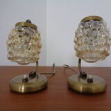 Amber Bubble Table Lamps by Richard Essig for Saku Leuchten, 1960s, Set of 2