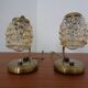 Amber Bubble Table Lamps by Richard Essig for Saku Leuchten, 1960s, Set of 2