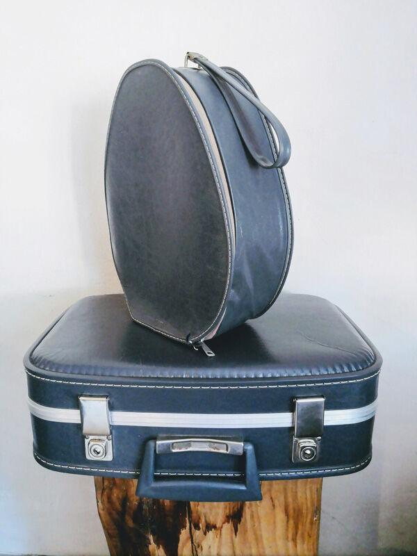 Suitcases hostess air gray