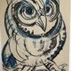 Affiche H de Waroquier Au pont des Arts Paris 1960