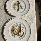 13-piece Longchamp earthenware fish service