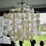Vintage square chandelier by verner panton 1970