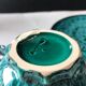 Turquoise Vallauris Braided Ceramic Cup and Saucer by Marius Giuge